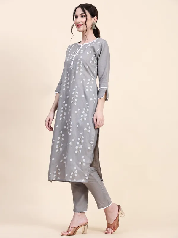 Grey_Cotton_Blend_Printed_Straight_Kurta_,_Trouser_&_Dupatta_Set_Set_For_Women
