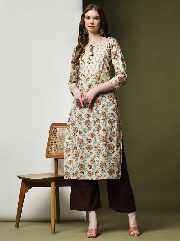 Beige_Pure_Cotton_Printed_Straight_Kurta_,_Trouser_&_Dupatta_Set_Set_For_Women