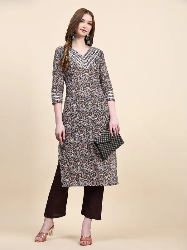 Brown_Pure_Cotton_Printed_Straight_Kurta_,_Trouser_&_Dupatta_Set_Set_For_Women