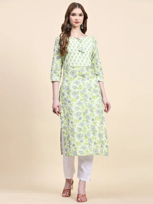 Green_Pure_Cotton_Printed_Straight_Kurta_,_Trouser_&_Dupatta_Set_Set_For_Women