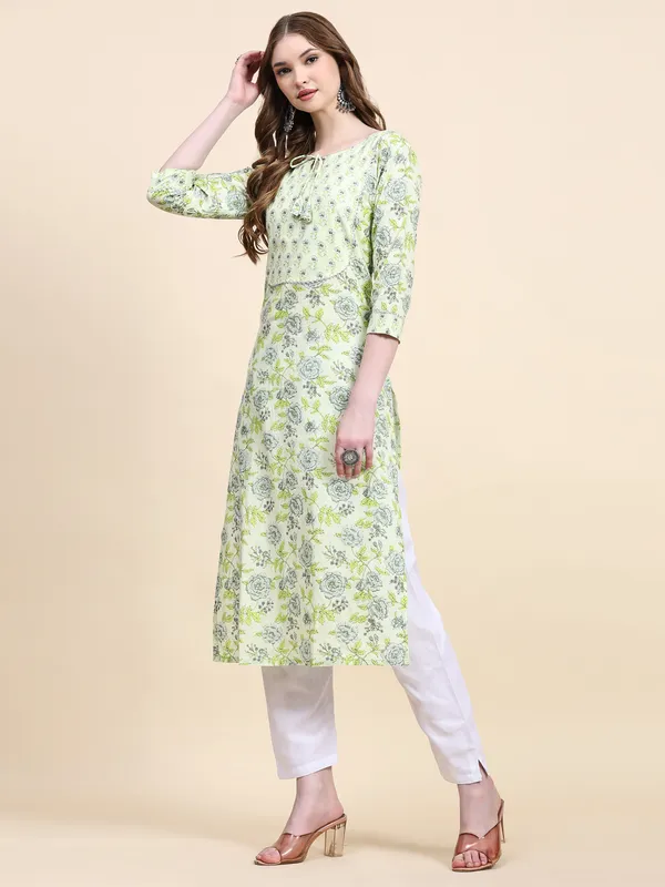 Green_Pure_Cotton_Printed_Straight_Kurta_,_Trouser_&_Dupatta_Set_Set_For_Women