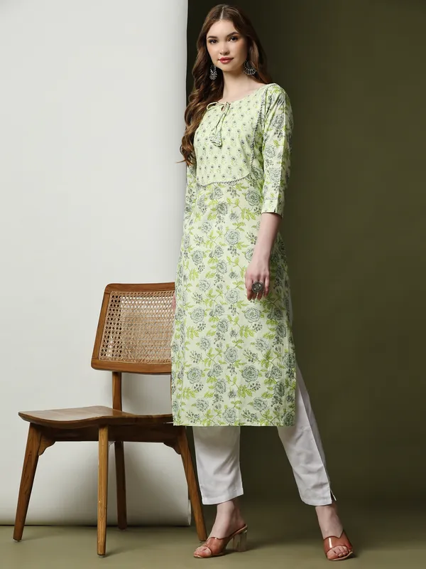 Green_Pure_Cotton_Printed_Straight_Kurta_,_Trouser_&_Dupatta_Set_For_Women