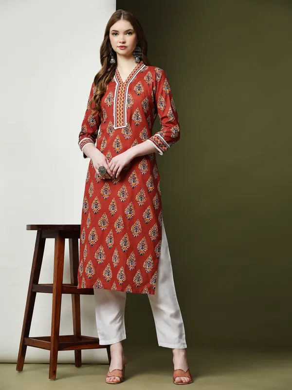 Multicolor_Pure_Cotton_Printed_Straight_Kurta_,_Trouser_&_Dupatta_Set_Set_For_Women