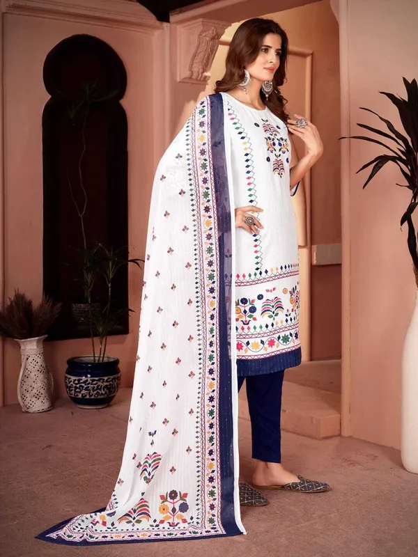 Blue_Polyester_Self_Design_Straight_Kurta_,_Palazzo_&_Dupatta_Set_Set_For_Women