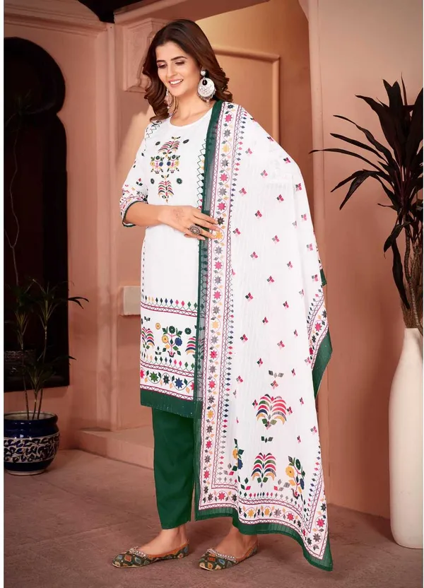 Green_Polyester_Self_Design_Straight_Kurta_,_Palazzo_&_Dupatta_Set_Set_For_Women