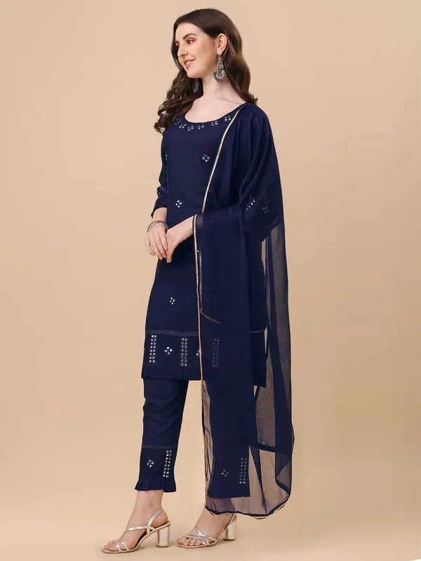 Dark_Blue_Viscose_Rayon_Self_Design_Straight_Kurta_,_Palazzo_&_Dupatta_Set_Set_For_Women