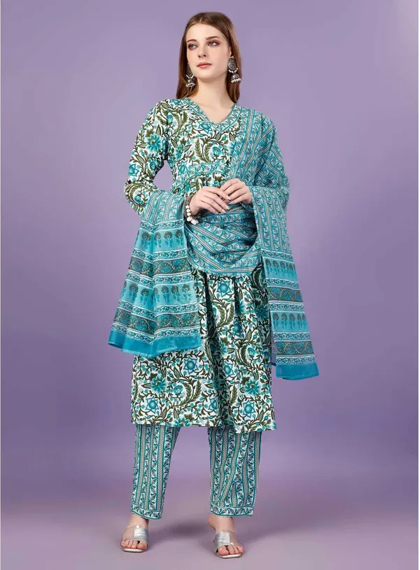 Multicolor_Viscose_Rayon_Printed_Straight_Kurta,_Palazzo_&_Dupatta_Set_For_Women
