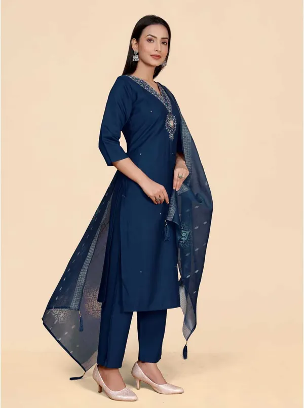 Dark_Blue_Viscose_Rayon_Self_Design_Straight_Kurta_,_Palazzo_&_Dupatta_Set_Set_For_Women