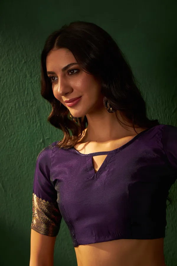 Purple_Art_Silk_Woven_Banarasi_Saree_With_Unstitched_Blouse_For_Women