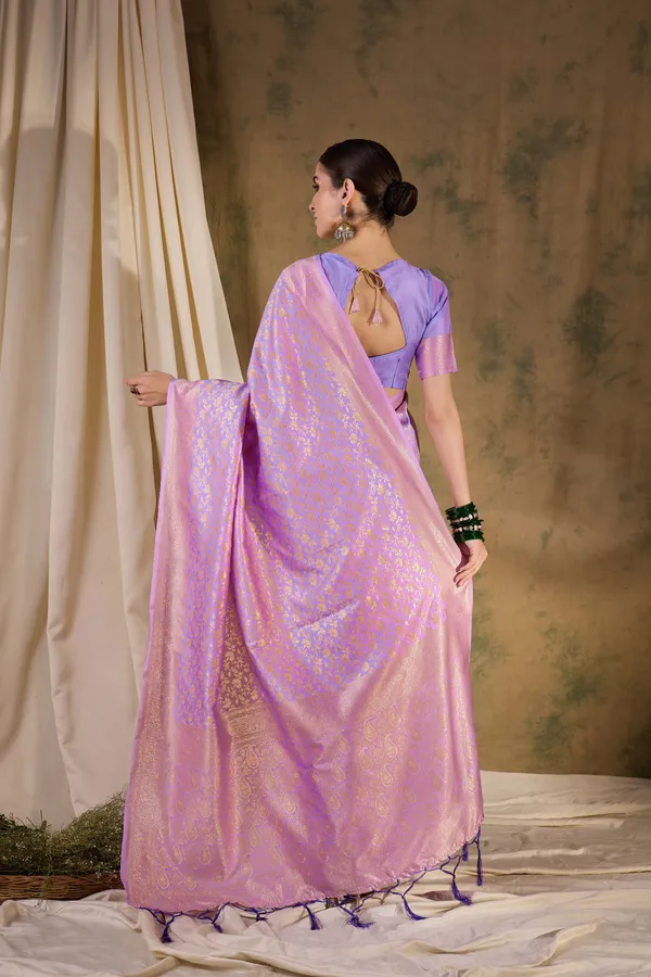 Purple_Art_Silk_Woven_Banarasi_Saree_With_Unstitched_Blouse_For_Women