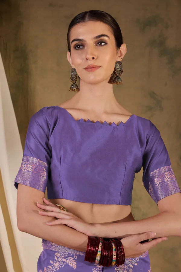 Purple_Art_Silk_Woven_Banarasi_Saree_With_Unstitched_Blouse_For_Women