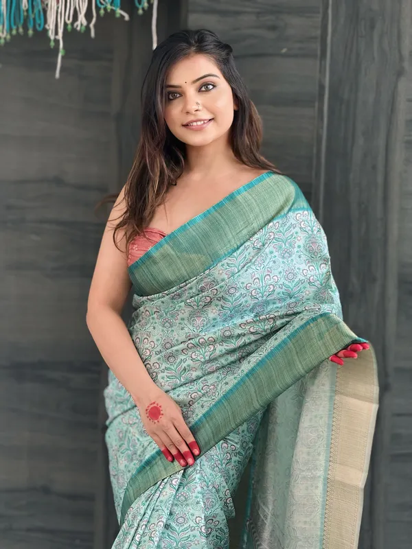 Blue_Art_Silk_Self_Design_Kanjivaram_Saree_With_Unstitched_Blouse_For_Women