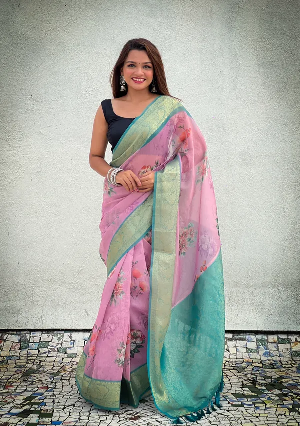Multicolor_Art_Silk_Self_Design_Kanjivaram_Saree_With_Unstitched_Blouse_For_Women