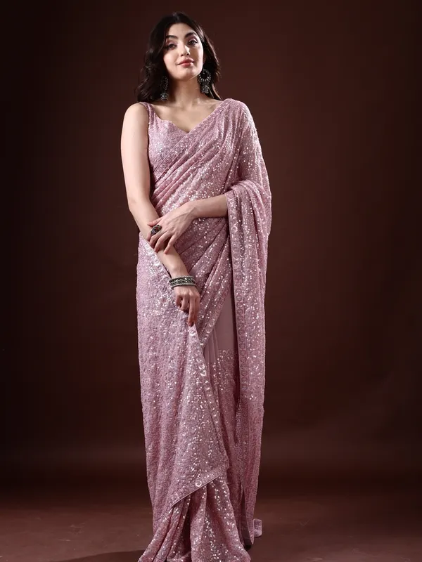 Purple_Georgette_Embellished_Bollywood_Saree_With_Unstitched_Blouse_For_Women