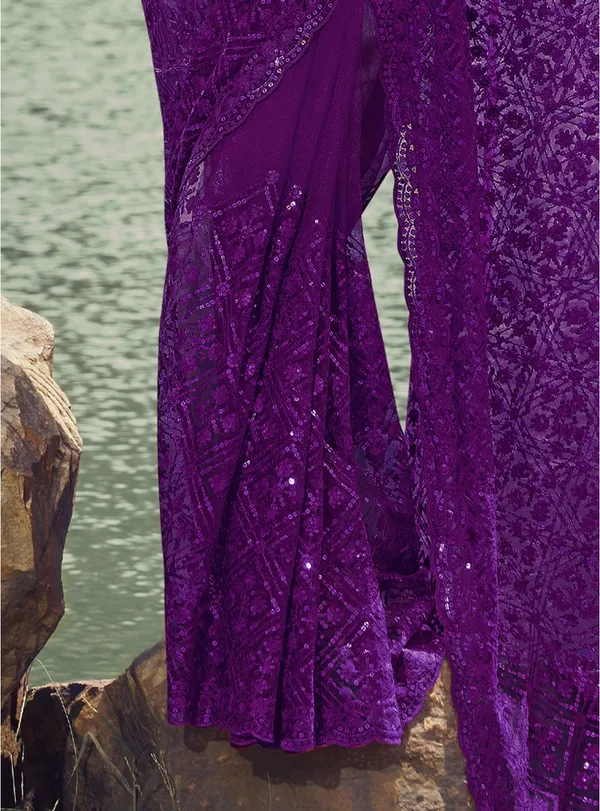 Purple_Net_Embellished_Bollywood_Saree_With_Unstitched_Blouse_For_Women