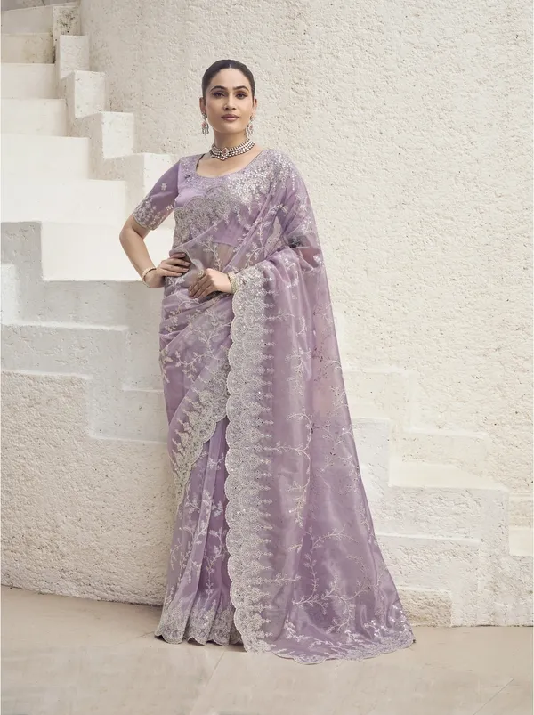 Purple_Net_Embellished_Bollywood_Saree_With_Unstitched_Blouse_For_Women