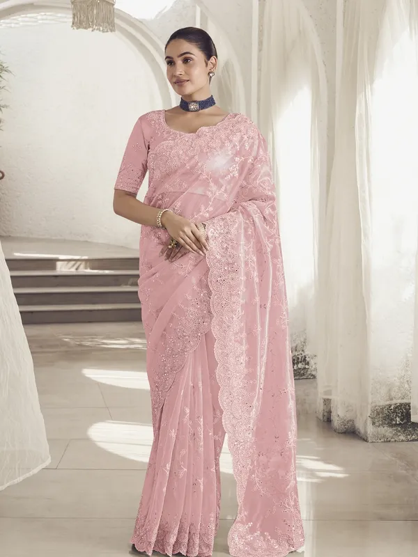 Pink_Net_Embellished_Bollywood_Saree_With_Unstitched_Blouse_For_Women