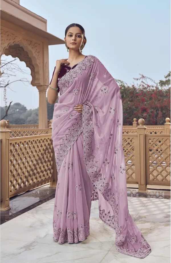 Purple_Organza_Embellished_Bollywood_Saree_With_Unstitched_Blouse_For_Women