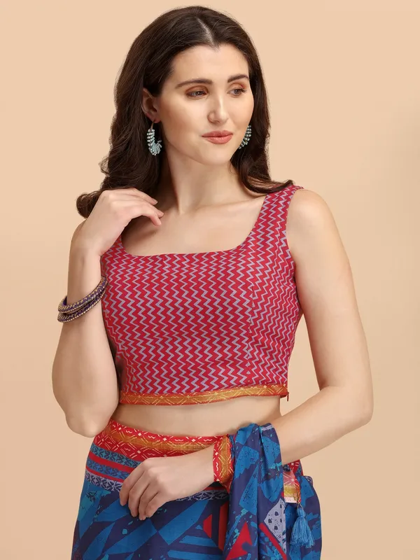 Suha_Womens_Fashion_Ethnic_Blue_Color_Saree