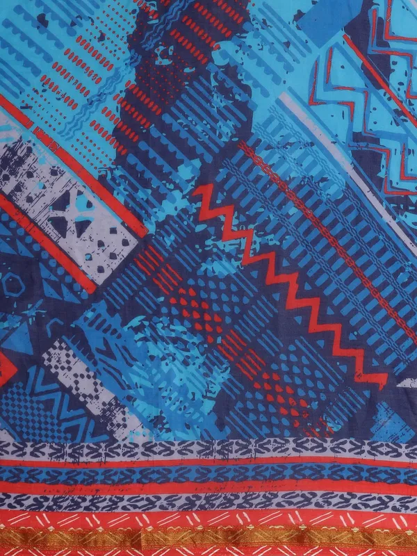 Suha_Womens_Fashion_Ethnic_Blue_Color_Saree