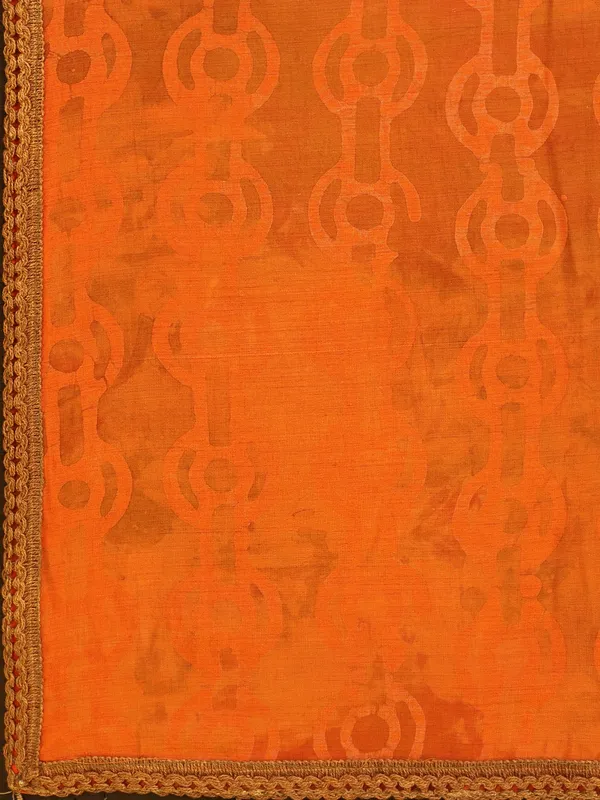 Suha_Womens_Fashion_Ethnic_Orange_Color_Saree