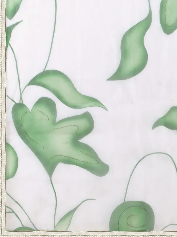 Suha_Womens_Fashion_Ethnic_Green_Color_Saree