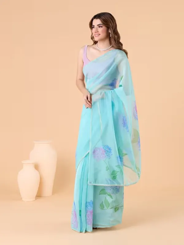 Suha_Womens_Fashion_Ethnic_Blue_Color_Saree