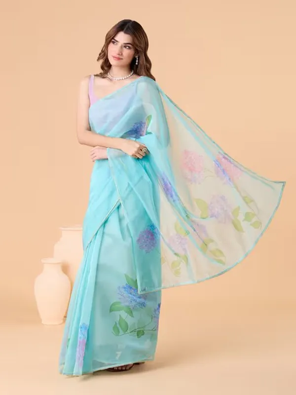 Suha_Womens_Fashion_Ethnic_Blue_Color_Saree