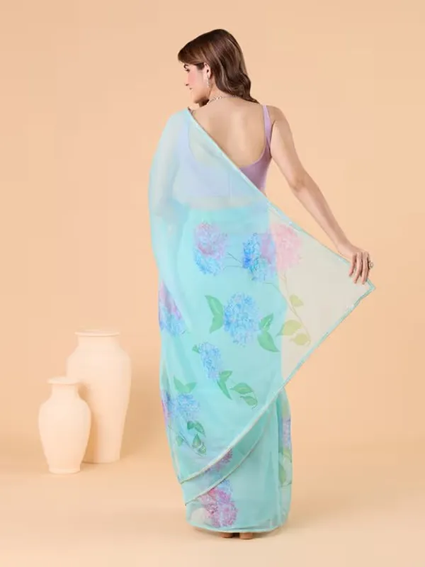 Suha_Womens_Fashion_Ethnic_Blue_Color_Saree
