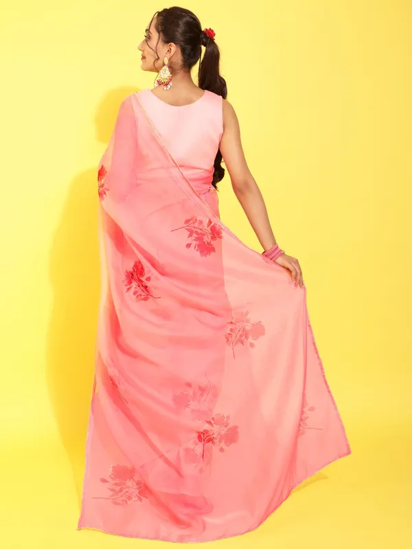 Suha_Womens_Fashion_Ethnic_Pink_Color_Saree