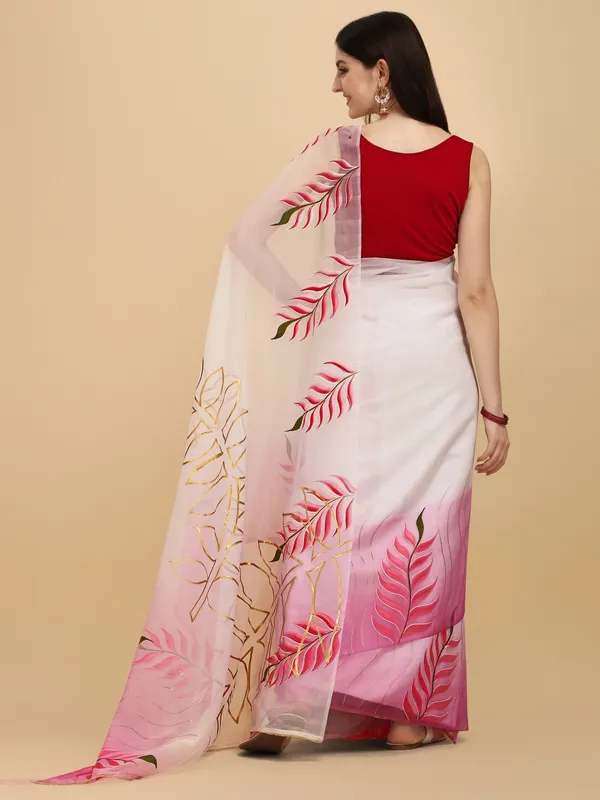 Suha_Womens_Fashion_Ethnic_White_Color_Saree