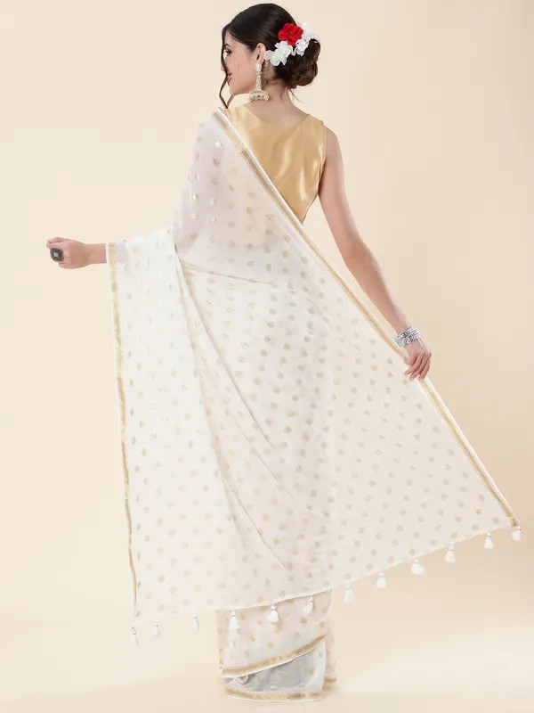 Suha_Womens_Fashion_Ethnic_White_Color_Saree
