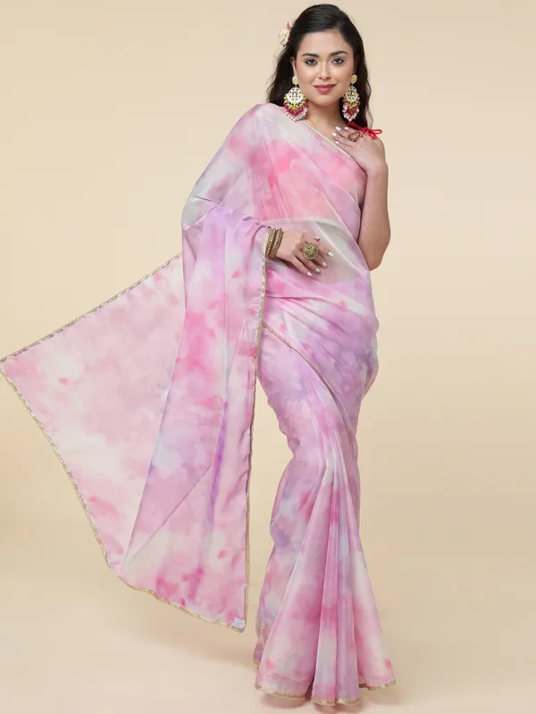 Suha_Womens_Fashion_Ethnic_Lavender_Color_Saree