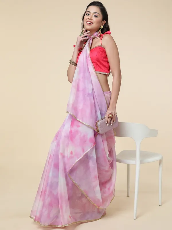 Suha_Womens_Fashion_Ethnic_Lavender_Color_Saree