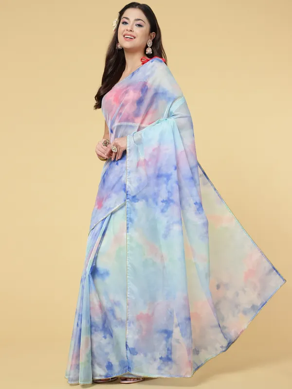 Suha_Womens_Fashion_Ethnic_Blue_Color_Saree