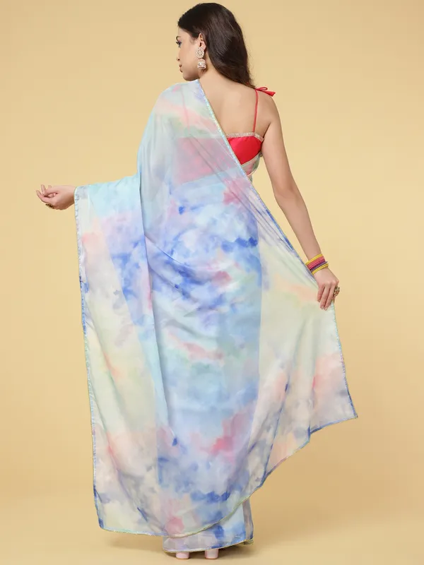 Suha_Womens_Fashion_Ethnic_Blue_Color_Saree