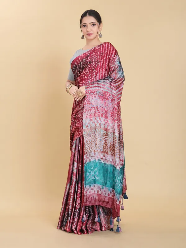 Suha_Womens_Fashion_Ethnic_Red_Color_Saree