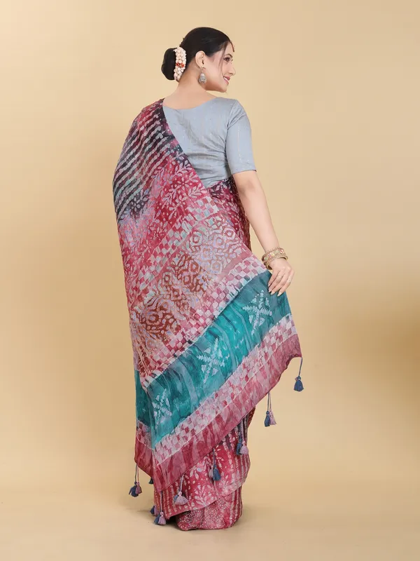 Suha_Womens_Fashion_Ethnic_Red_Color_Saree