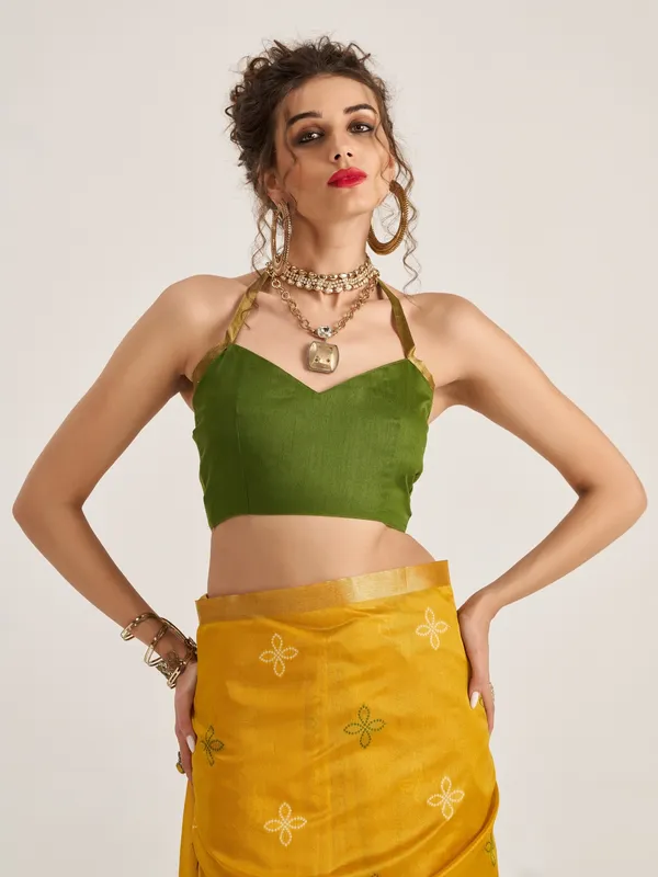 Suha_Womens_Fashion_Ethnic_Yellow_Color_Saree