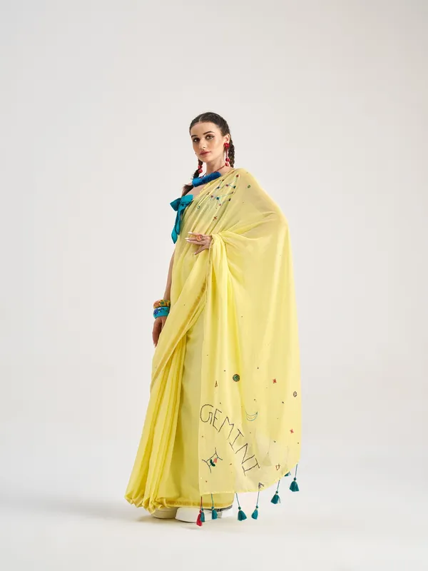 Suha_Womens_Fashion_Ethnic_Yellow_Color_Saree