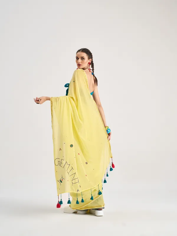 Suha_Womens_Fashion_Ethnic_Yellow_Color_Saree
