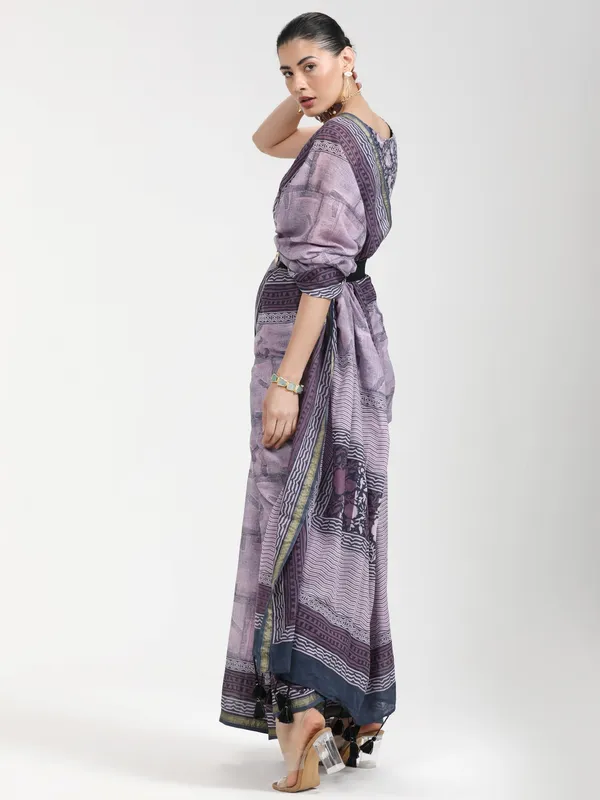 Suha_Womens_Fashion_Ethnic_Purple_Color_Saree