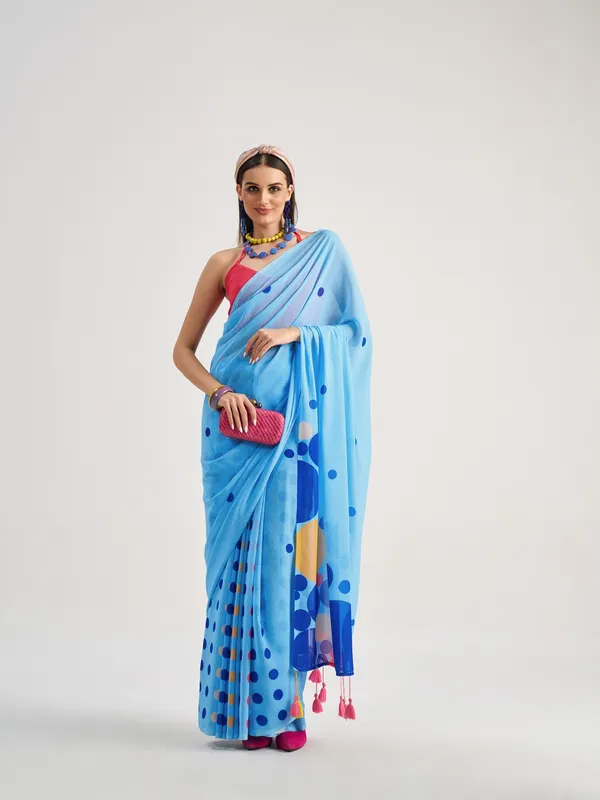Suha_Womens_Fashion_Ethnic_Blue_Color_Saree
