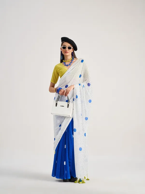 Suha_Womens_Fashion_Ethnic_White_Color_Saree