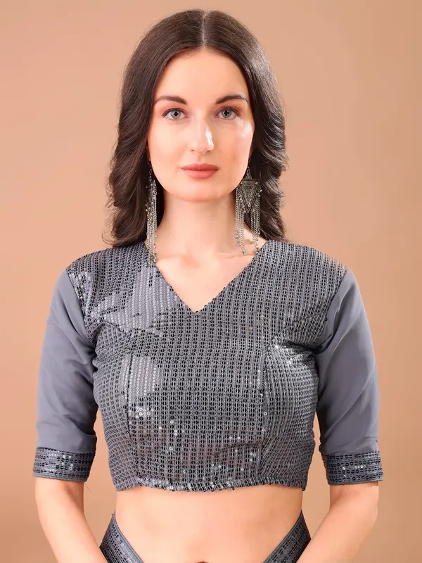 Suha_Womens_Fashion_Ethnic_Party_Wear_Grey_Color_Saree
