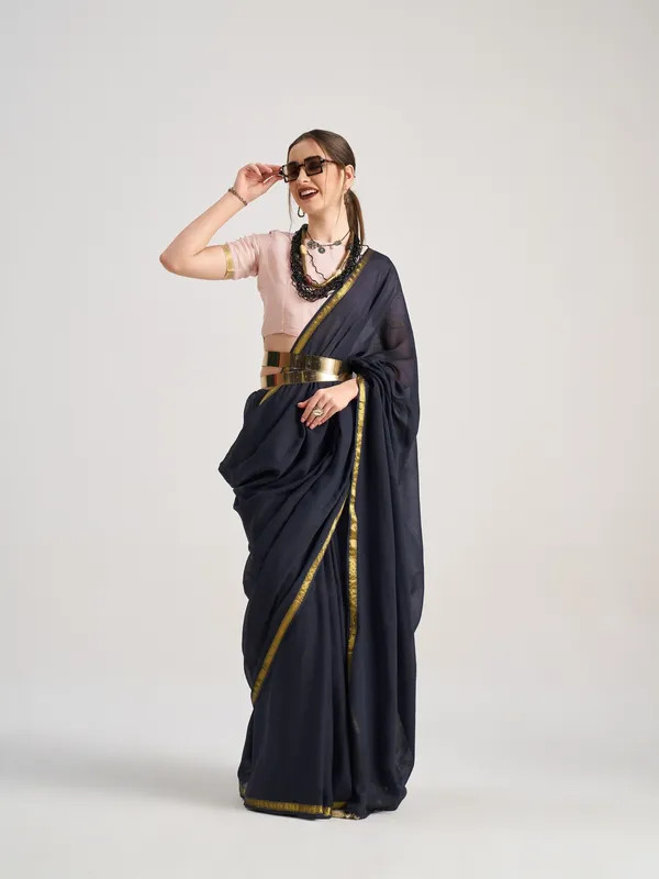 Suha_Womens_Fashion_Valentine_Party_Wear_Black_Color_Sarees
