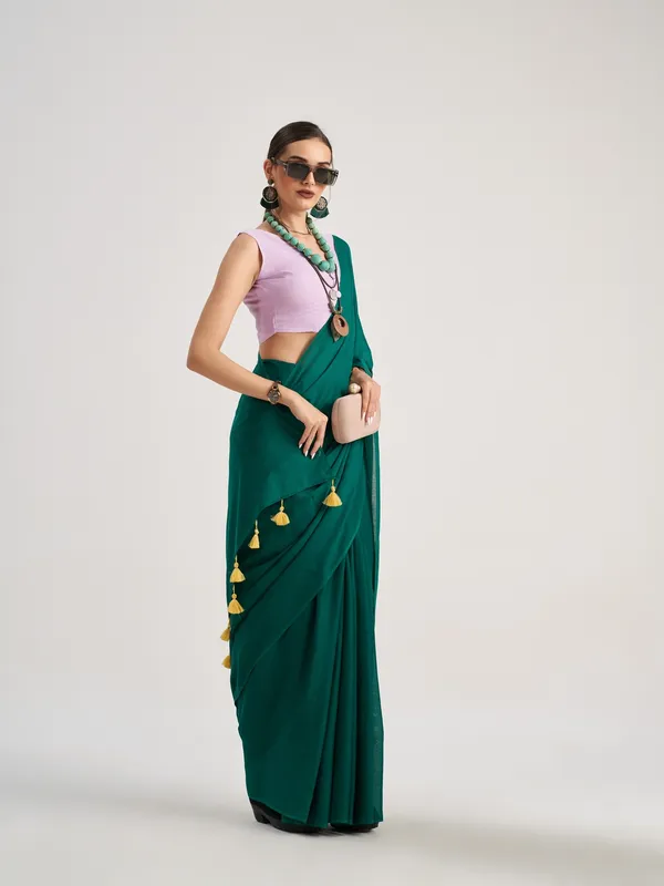 Suha_Womens_Fashion_Valentine_Party_Wear_Yellow_Color_Sarees