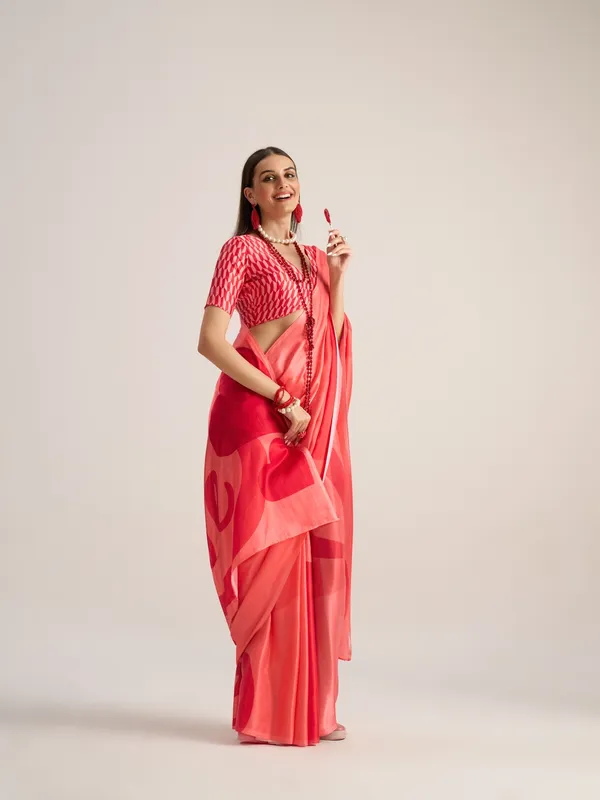 Suha_Womens_Fashion_Valentine_Party_Wear_Red_Color_Sarees