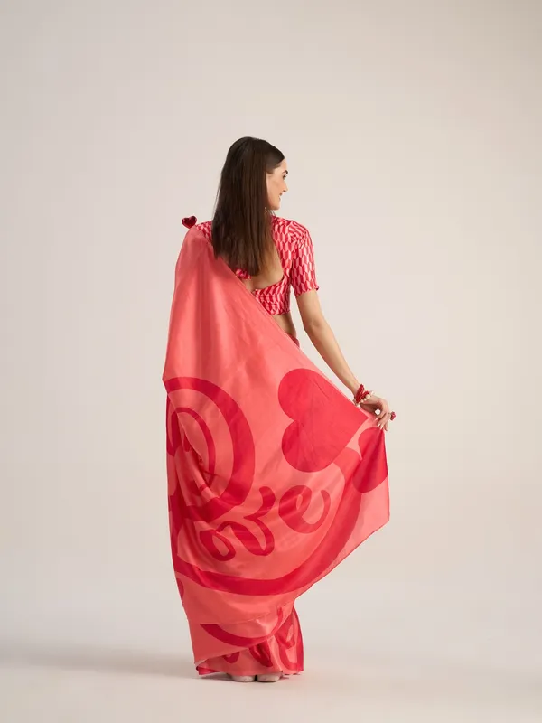 Suha_Womens_Fashion_Valentine_Party_Wear_Red_Color_Sarees