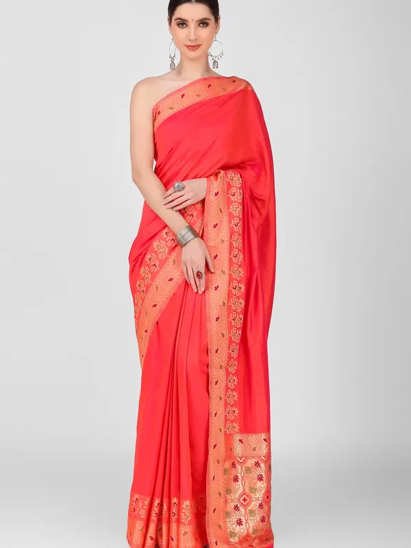Suha_Womens_Grand_Fashion_Ethnic_Pink_Color_Saree
